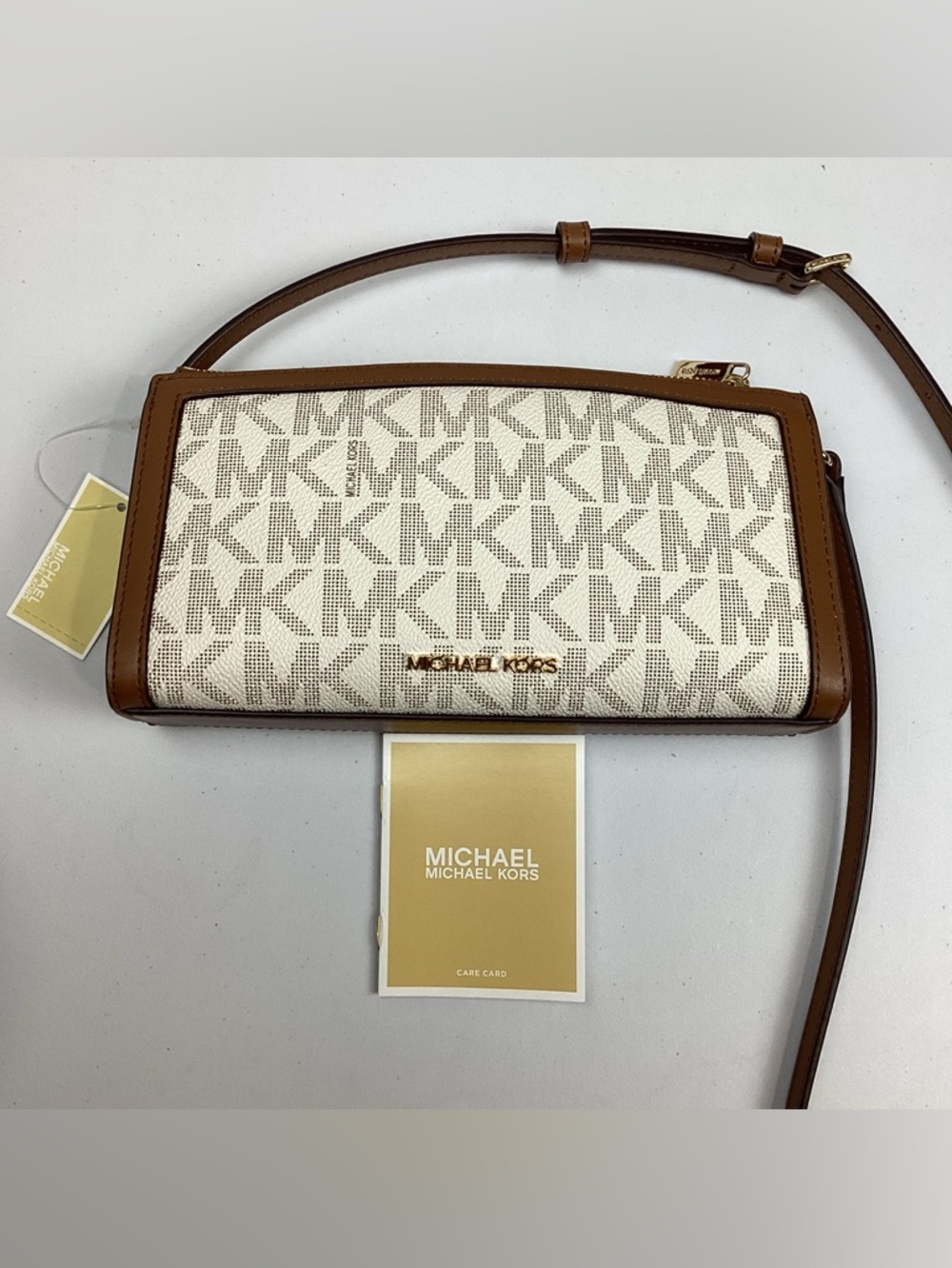 MICHAEL Michael Kors Jet Set Medium Logo Crossbody bag NEW! Retail $228